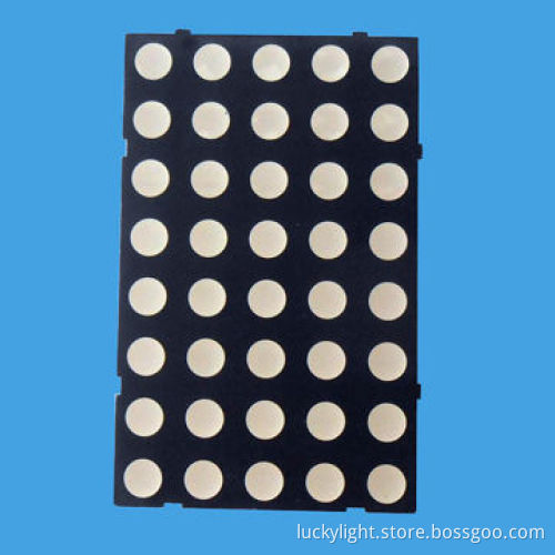 3.0mm Orange Color 5 x 8 Dot-matrix LED Display with RoHS Compliant Version
